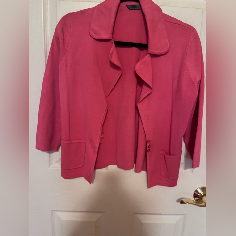 Elegant Pink Women's Cardigan